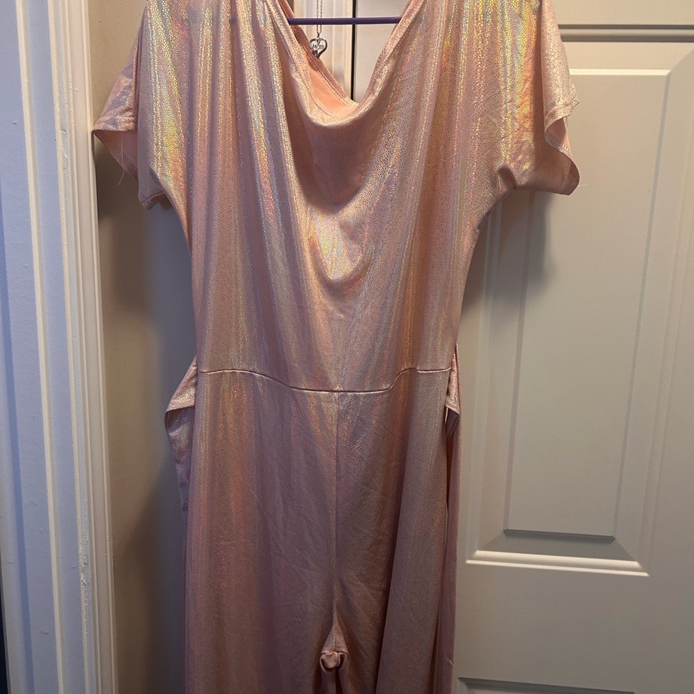 SHEIN Iridescent Pink Jumpsuit